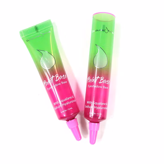 OEM 5ml Squeeze Collapsibl PE Plastic Eye Cream Twist off Tip Long Nozzle Skin Care Cosmetic Tube